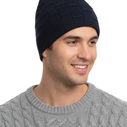 iSWEVEN Unisex Woollen Beanie image 3