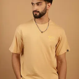 grage Oversized Graphic Beige T-Shirt-picture-33