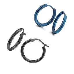 shobhram Unisex Blue Earrings-picture-31