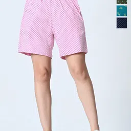 BAESD Women Striped High-Rise Shorts-image-82