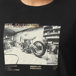 Pepe Jeans Graphic Printed Pure Cotton T-shirt image 2