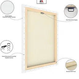 Art Street White & Multicoloured Single Piece Canvas Other Wall Photographs image 3