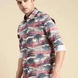 SHOWOFFFF Men Comfort Slim Fit Printed Casual Shirt image 4