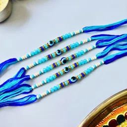 Sangria Set Of 5 Evil Eye Rakhi image 4