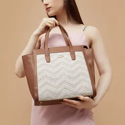 CODE by Lifestyle Women Textured Structured Handheld Bag image 4