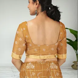 The Chennai Silks Floral Pure Cotton Handloom Saree image 5