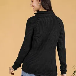 NOWI Women Ribbed Woollen Pullover image 5