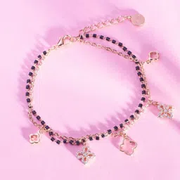 SALTY Women Wraparound Stone Studded & Pearls Beaded Bracelet-picture-27