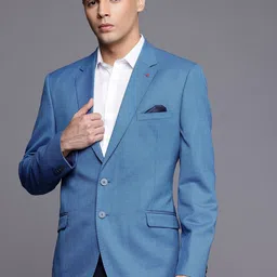 Raymond Contemporary Fit Notched Lapel Collar Formal Blazer-picture-41