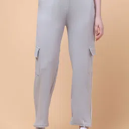 Charitra Women Relaxed Cargos Trousers-image-24