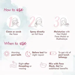 Elecsera Pure & Natural Rose Water Toner For Puffiness - 100 ml image 5