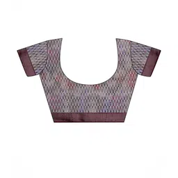 Libas Floral Printed Saree & Blouse Piece image 4