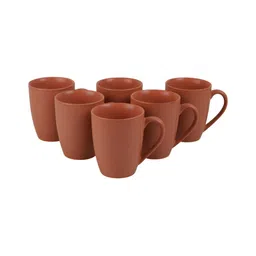 CDI Coral Handcrafted and Hand Painted Textured Ceramic Glossy Mugs Set of Cups and Mugs image 2