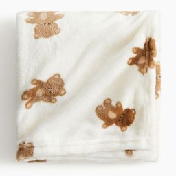 H&M White Fleece Baby Blanket-picture-42