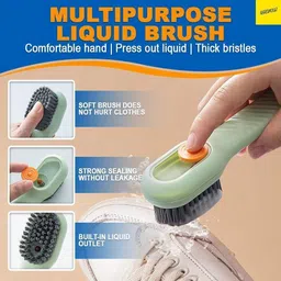 Bettercall Shoe Cleaning Brush with Long Handle and Hang Hole Brush image 2