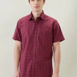 ColorPlus Men Modern Checked Casual Shirt-image-69