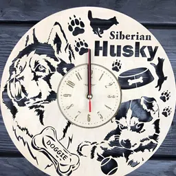 QEZNEF Beige Solid Traditional Wall Clock-picture-12