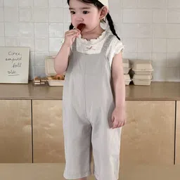 LULU & SKY Pure Cotton Dungarees With T-Shirt image 5