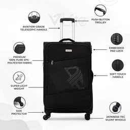 ACEPACK ORION Unisex Anti-Theft Zipper Trolley Bag image 5