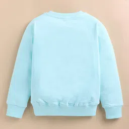 Ginie Girls Typography Printed Round Neck Full Sleeves Pullover Sweatshirt image 2