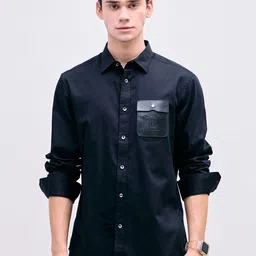 Iconic Men Solid Opaque Cotton Casual Shirt-picture-19