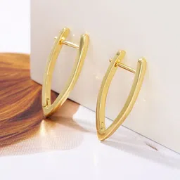 Niscka Contemporary Half Hoop Earrings-picture-32