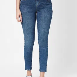 Kraus Jeans Women Solid Skinny Fit High-Rise Light Fade Jeans-picture-21