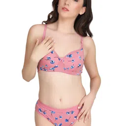 Liigne Pack Of 3 Everyday Non Padded Bra Pure Cotton Lingerie Set image 4