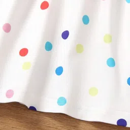 YK Polka Dot Print Fit & Flare Dress image 5