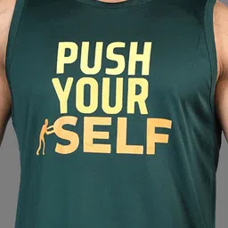 HRX by Hrithik Roshan Men Typography Printed Round Neck Slim Fit T-shirt image 5