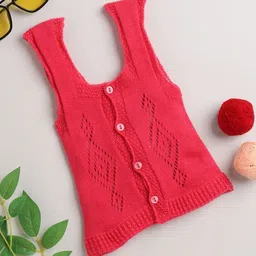 Little Angels Girls Woollen Cardigan-picture-56