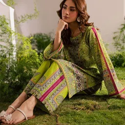 Modestouze Attires Printed Round Neck Tunic & Palazzo Co-Ords image 2