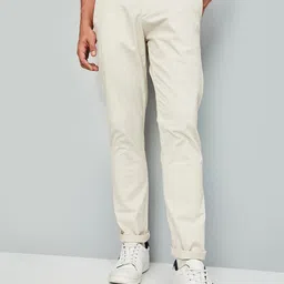 max Men Cotton Regular Fit Mid-Rise Formal Trousers-picture-10
