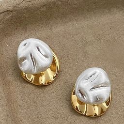 Krelin Rhodium-Plated Contemporary Studs-picture-17
