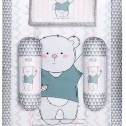 a to z enterprise Cotton Baby Bed Sized Bedding Set image 2