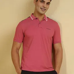Allen Solly Men Colourblocked Polo Collar Cotton T-shirt-picture-47