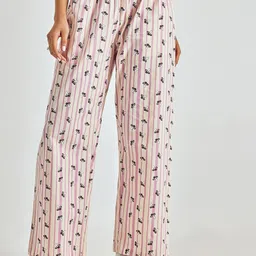 Pepe Jeans Women Printed Mid Rise Cotton Lounge Pant-image-44