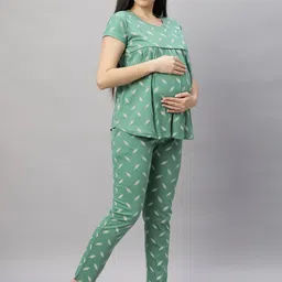 DZZO Women Printed Night suit image 2