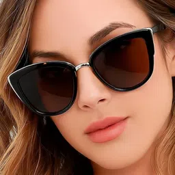 HAYDEN haiza Unisex Brown Lens & Black Butterfly Sunglasses with-image-76