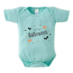 Babywish Infants My First Halloween Printed Half Sleeve  Bodysuit-picture-12
