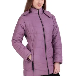 The Roadster Lifestyle Co Stand Collar Long Puffer Jacket-picture-18