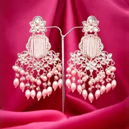 Anouk Gold-Plated Brass Artificial Beads Drop Earrings-picture-15