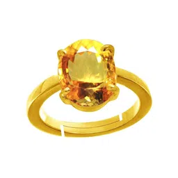 RRVGEM 7.00 KT Citrine Ring Sunela Oval Cut Gemstone Citrine Ring-picture-16