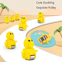 mooon maa Race Duck climbing Track Set, Rattle image 3