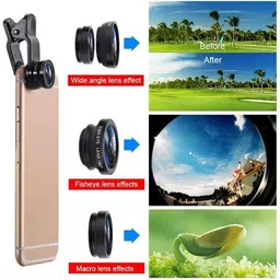 Mobcam Wide Angle Ultra HD 3 in 1 Macro Lens Mobile Camera Lens, Fish Eye Mobile Phone Lens image 4
