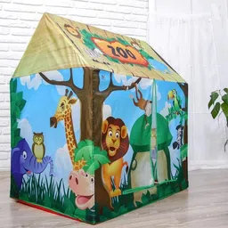 zyamalox Zoo kids tent house for Boys and Girls, tent house for kids with animal print-picture-20