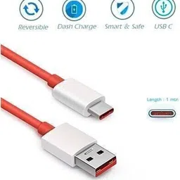 iBAss USB Type C Cable 6.5 A 1 m original DASH/WARP TYPE C CHARGING CABLE image 4