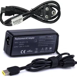 Laplogix 65W 20V 3.25A USB Type Pin Laptop Charger For Lenovo essential G505S 65 W Adapter image 1