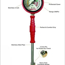 toolbux Connector Pressure Guage Pressure Valve image 3