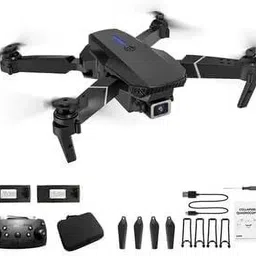 enginedigital Foldable Drone with HD Camera, WiFi FPV, Remote Control, Batteries, Carry Case Drone image 2